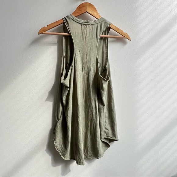 Anthropologie Sundry Womens Green "Forever and ever" Tank Top Size Small - Picture 4 of 5